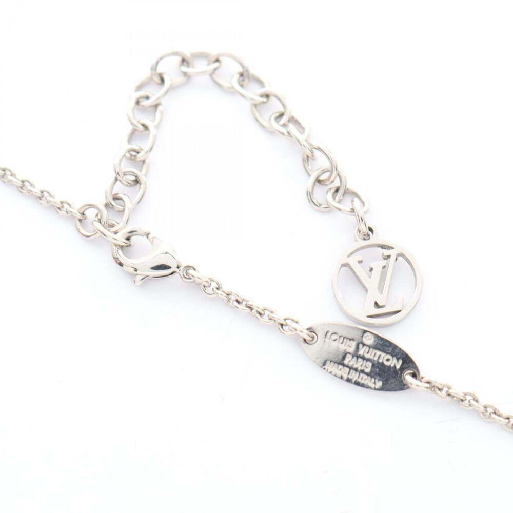 LOUIS VUITTON Silver Necklace - Picture 4 of 8